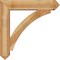 Ekena Millwork Thorton Arts and Crafts Rough Sawn Bracket w/ Offset Brace, Western Red Cedar, 8"W x 38"D x 38"H BKT0806X38X38THR03RWR - alternate 3